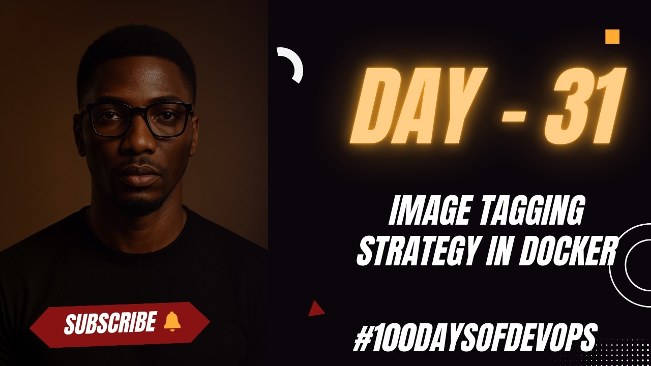Day 31 | Image Tagging Strategy in Docker #100daysofdevops #containerization #docker #devops