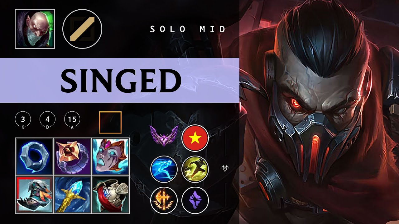 Singed Mid vs Twisted Fate - VN Master Patch 26.02