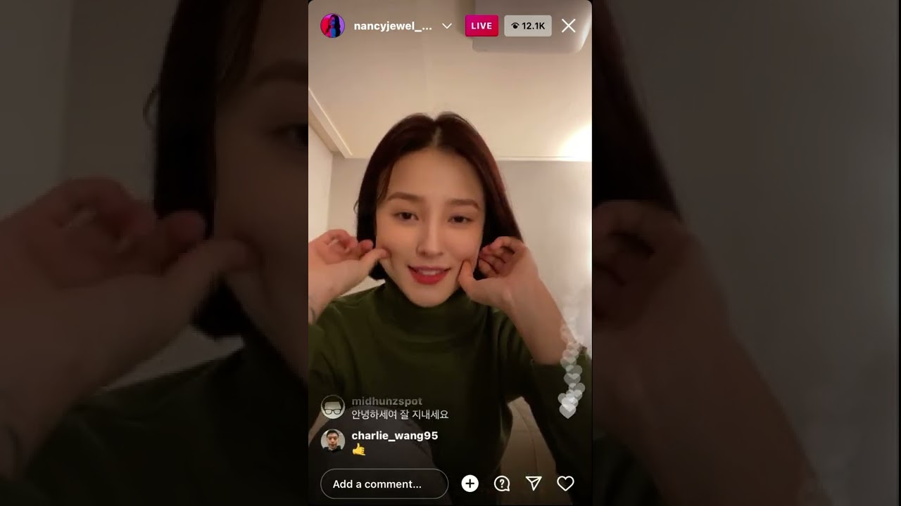 Nancy Instagram live