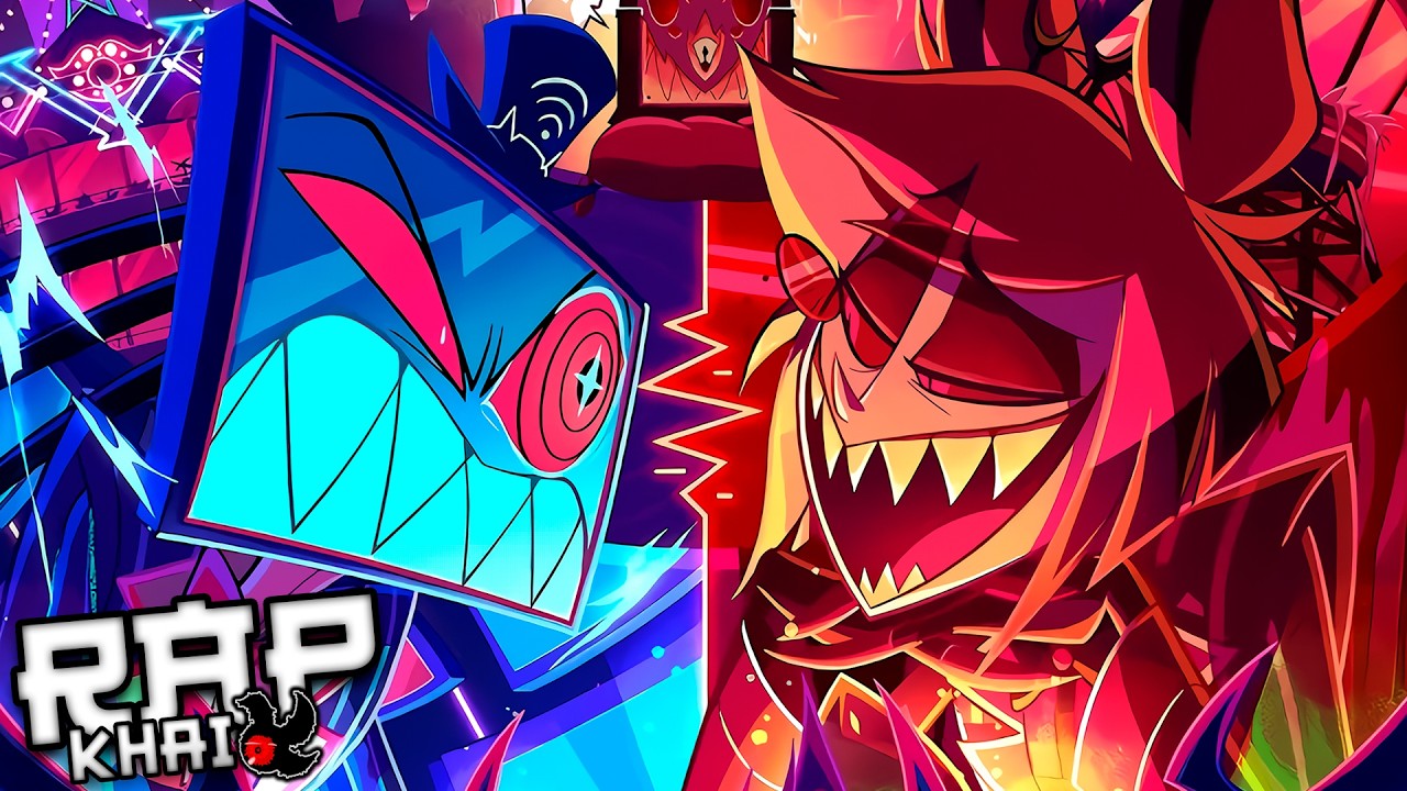 Alastor VS Vox Rap [Hazbin Hotel (Parte 1)] | Vox Populi | Khai ft. iThor