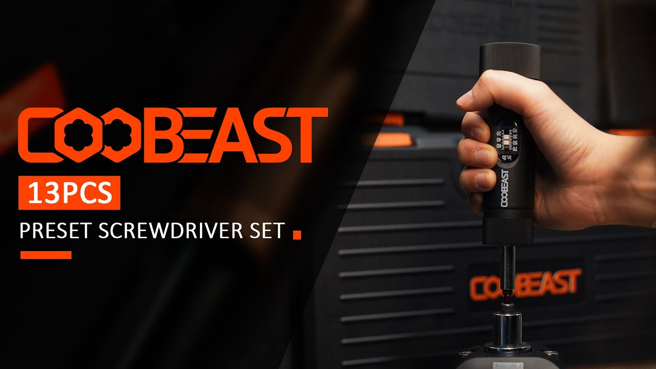 How to Use 13Pcs Preset Torque Screwdriver with S2 Bits