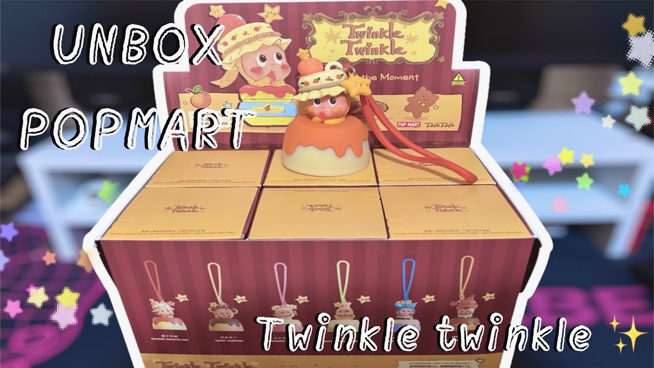 UNBOX : POPMART Twinkle Twinkle Savor the Moment Series-Night Light ✨️ 💡