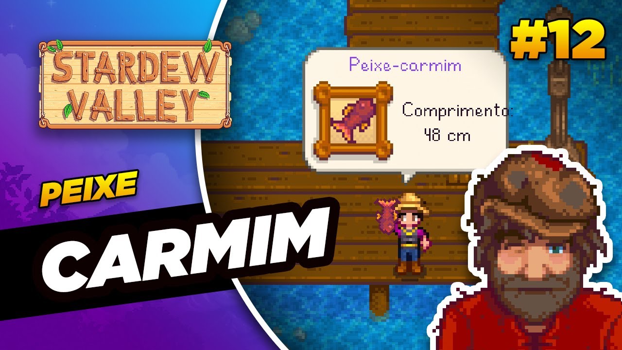 PEGANDO O PEIXE-CARMIM LENDÁRIO! Aprenda a jogar Stardew #12
