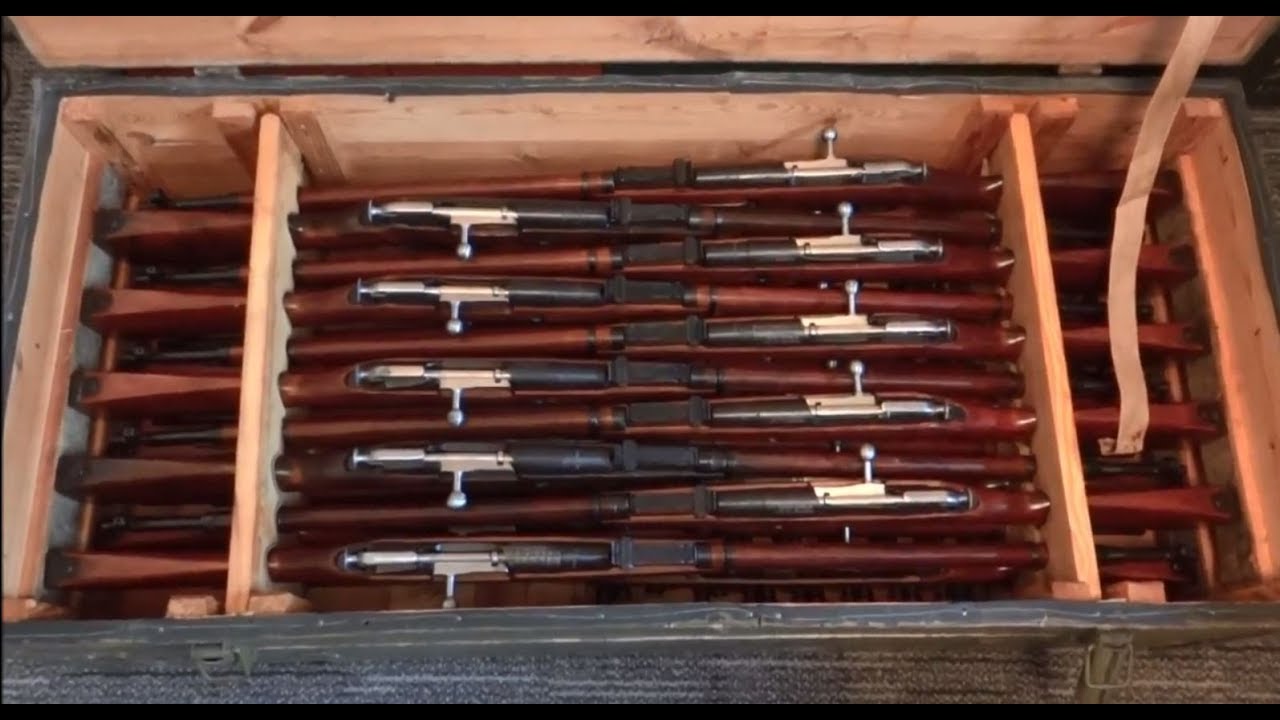 Opening a Case of Mosin Nagant 1891/30 Rifles