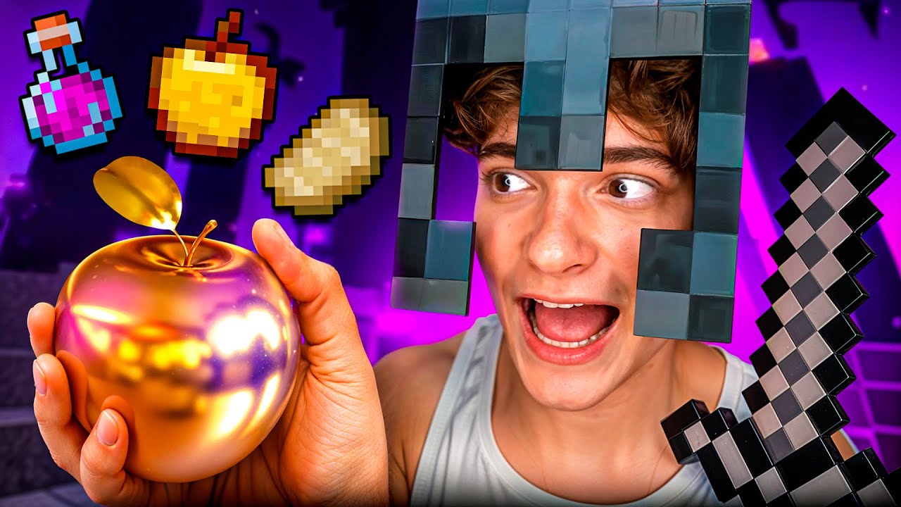 Emojis de comida do Minecraft na vida real - GRANDE FINAL