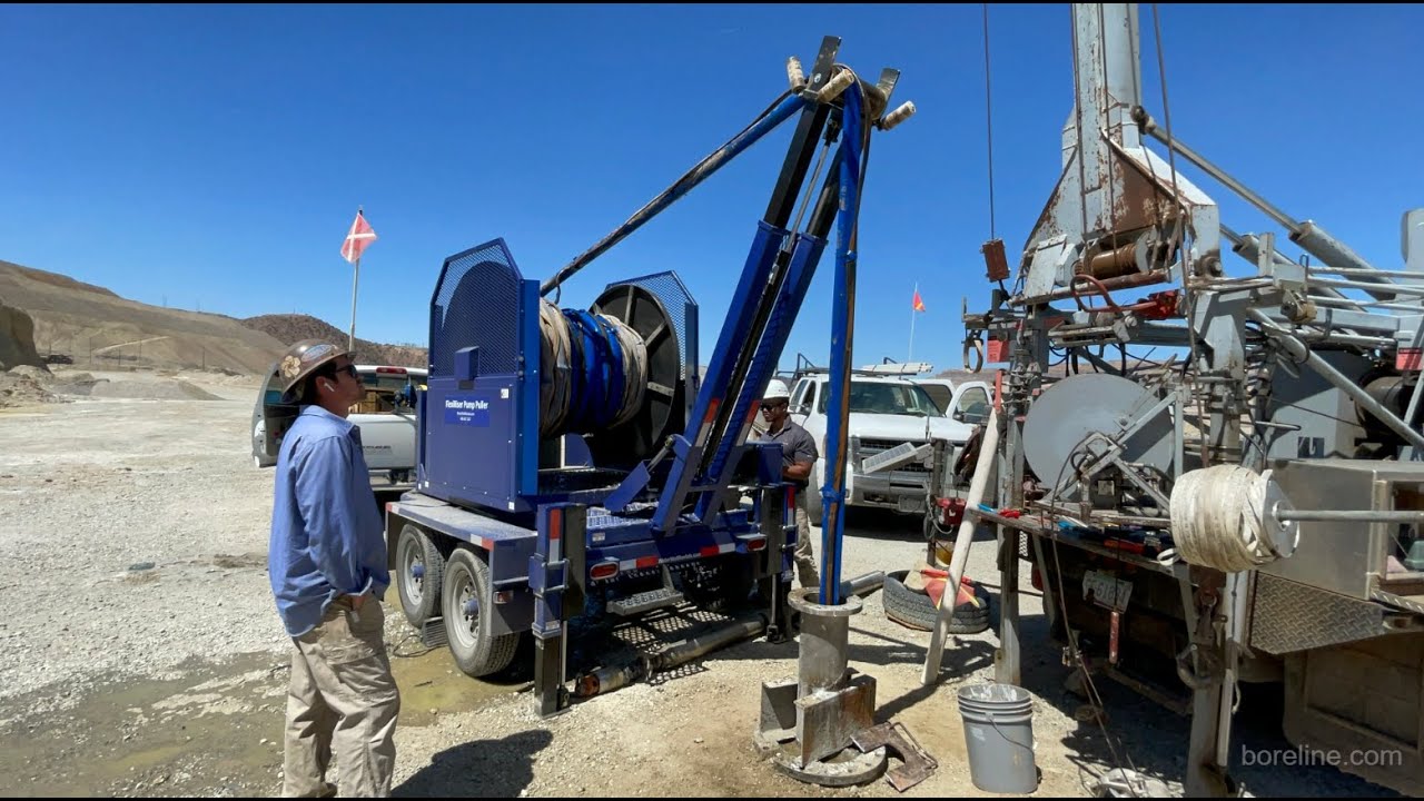 Boreline FlexiRiser - Instalación segura y fácil con el FlexiRiser Pump Puller