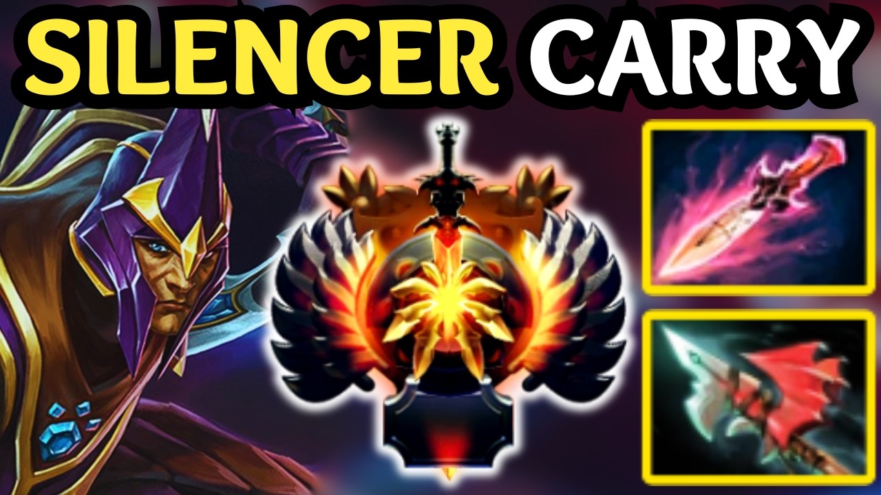 🔥 8000 MMR SILENCER Carry — Intelligence Steal Domination | Dota 2 Gameplay 🔥