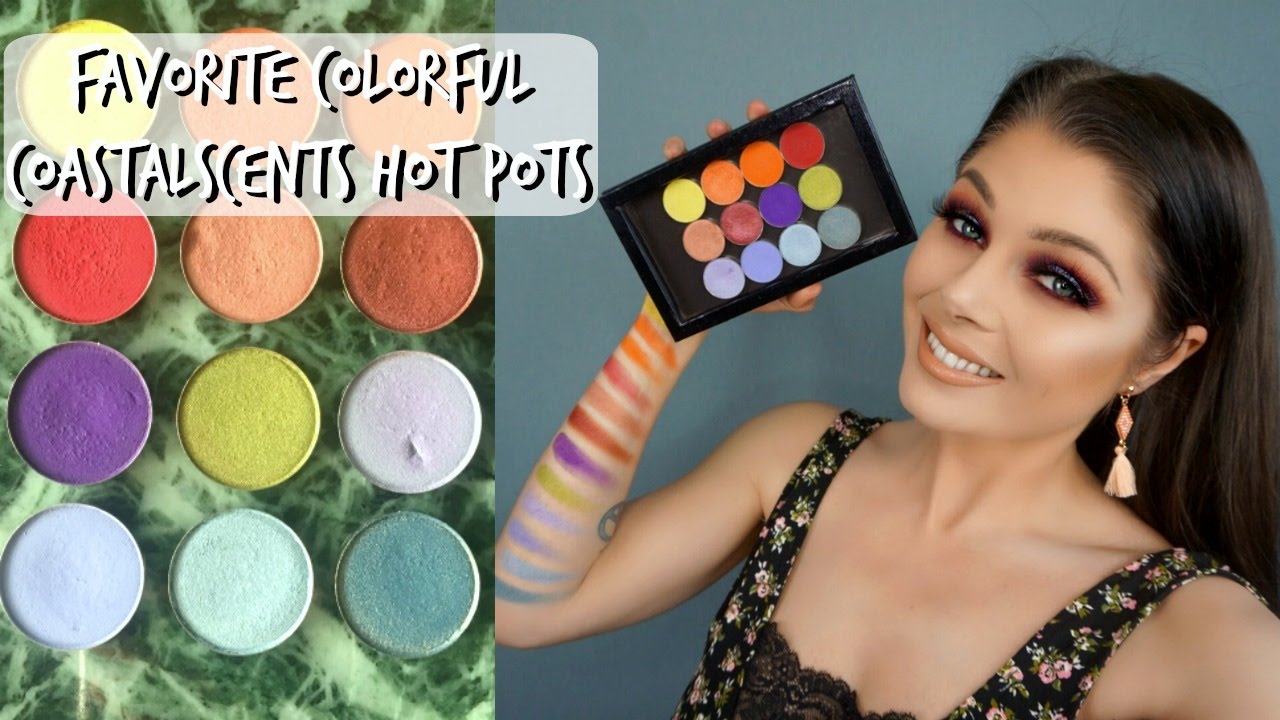 My Top Favorite Coastal Scents Hot Pots | Colorful