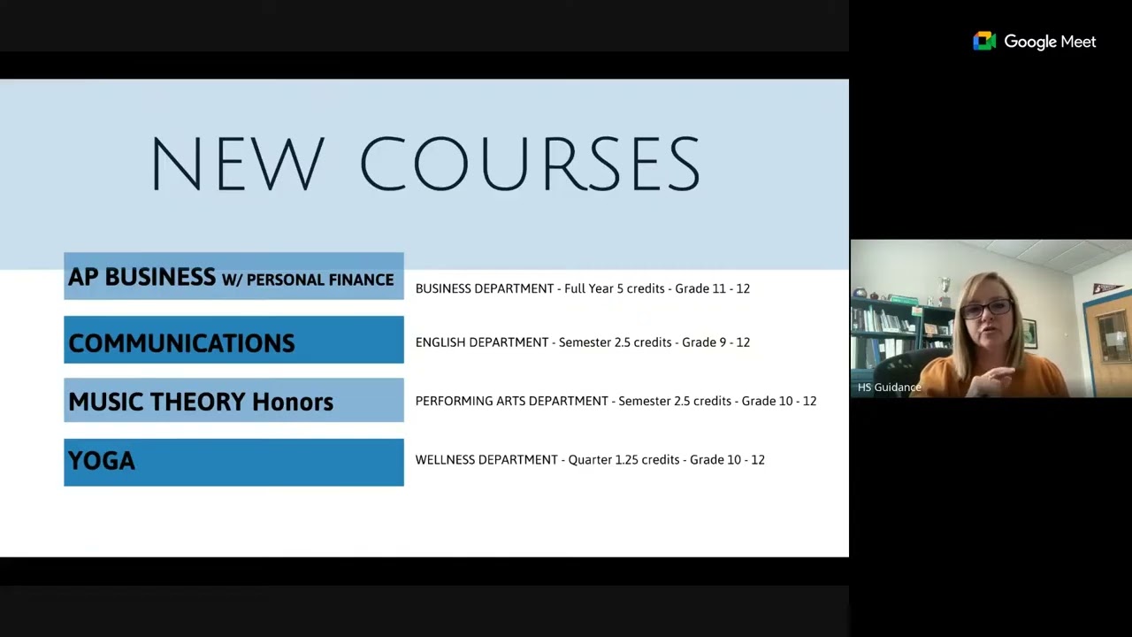 FLEX - Course Selection with Mrs. Worthley