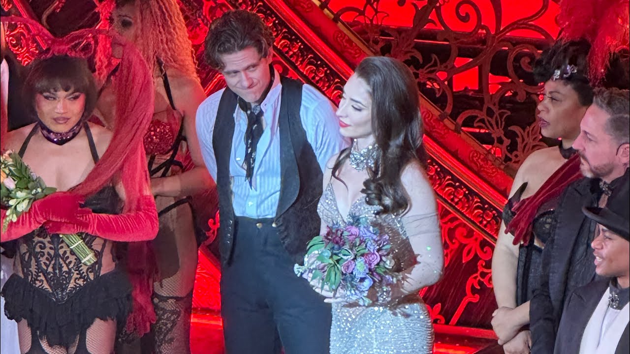 Moulin Rouge on Broadway — Aaron Tveit and Ashley Loren’s Final Bows 4/9/2023