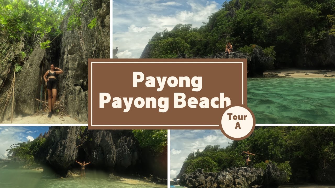 Payong Payong or Paradise  Beach at El Nido Palawan
