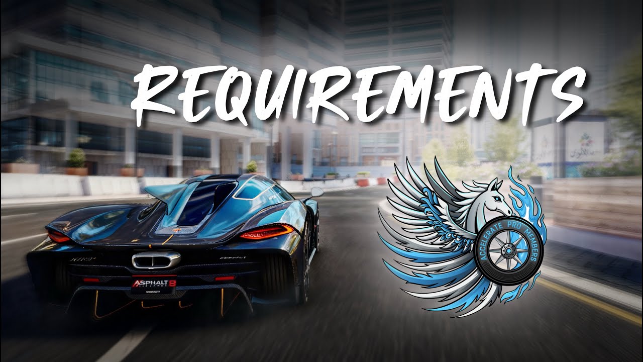 Asphalt 8 | Требования к команде ApM и контрольные заезды
