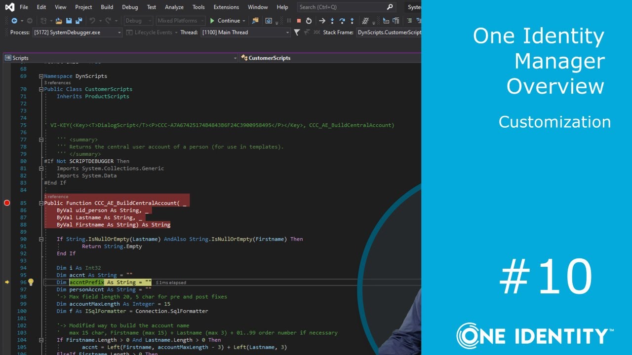 One Identity Manager | Overview #10 | Customization Overview