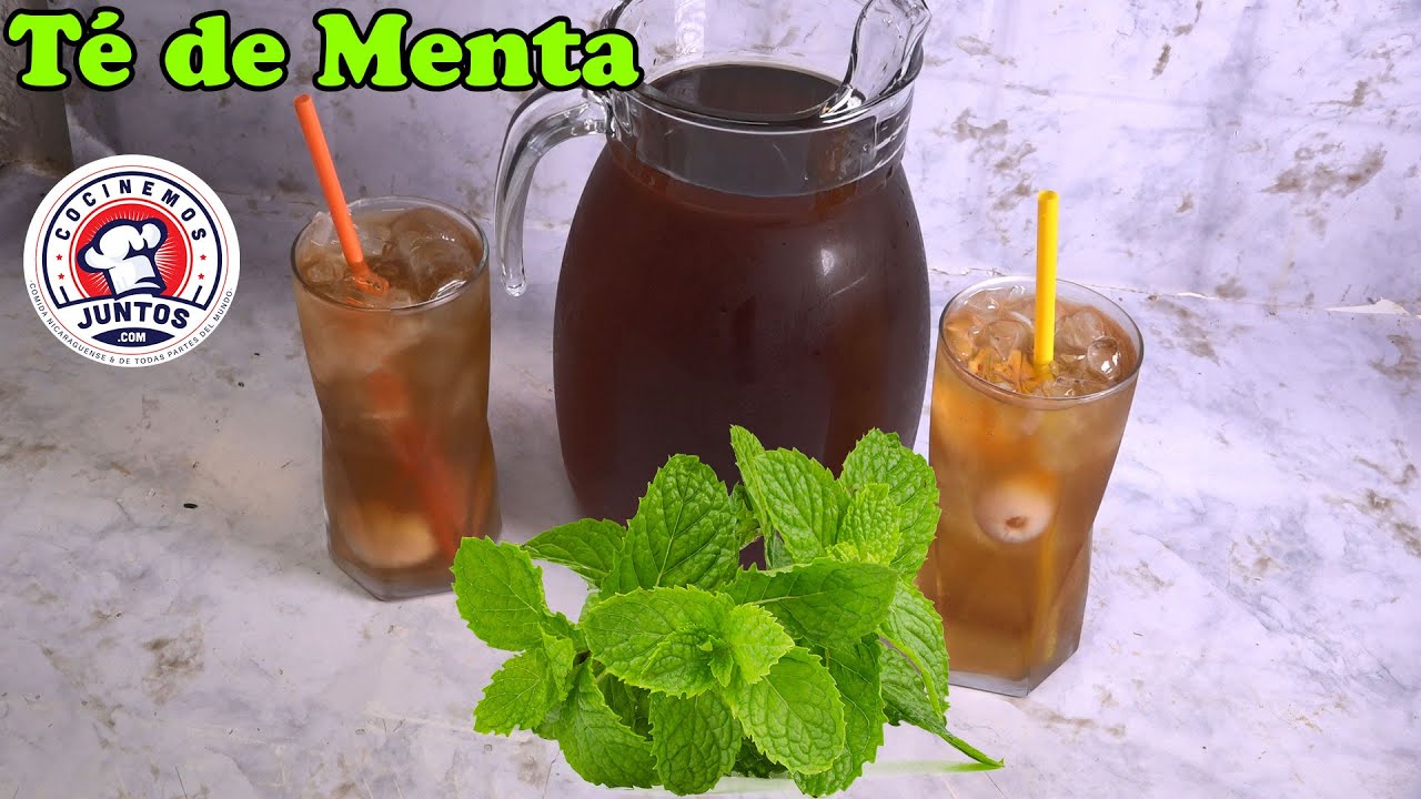 Té Frío de Menta o Yerba Buena con Mamon Chino o Lyches: