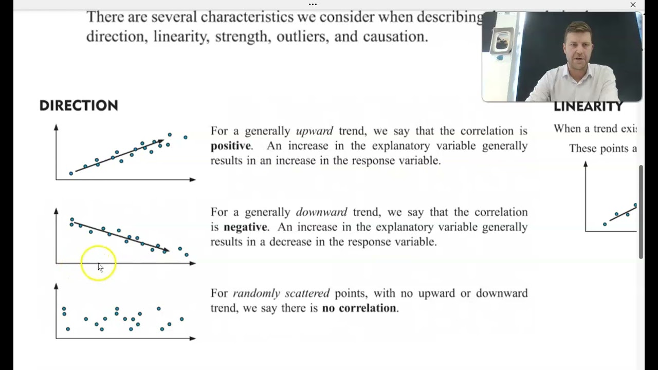 Association between numerical variables