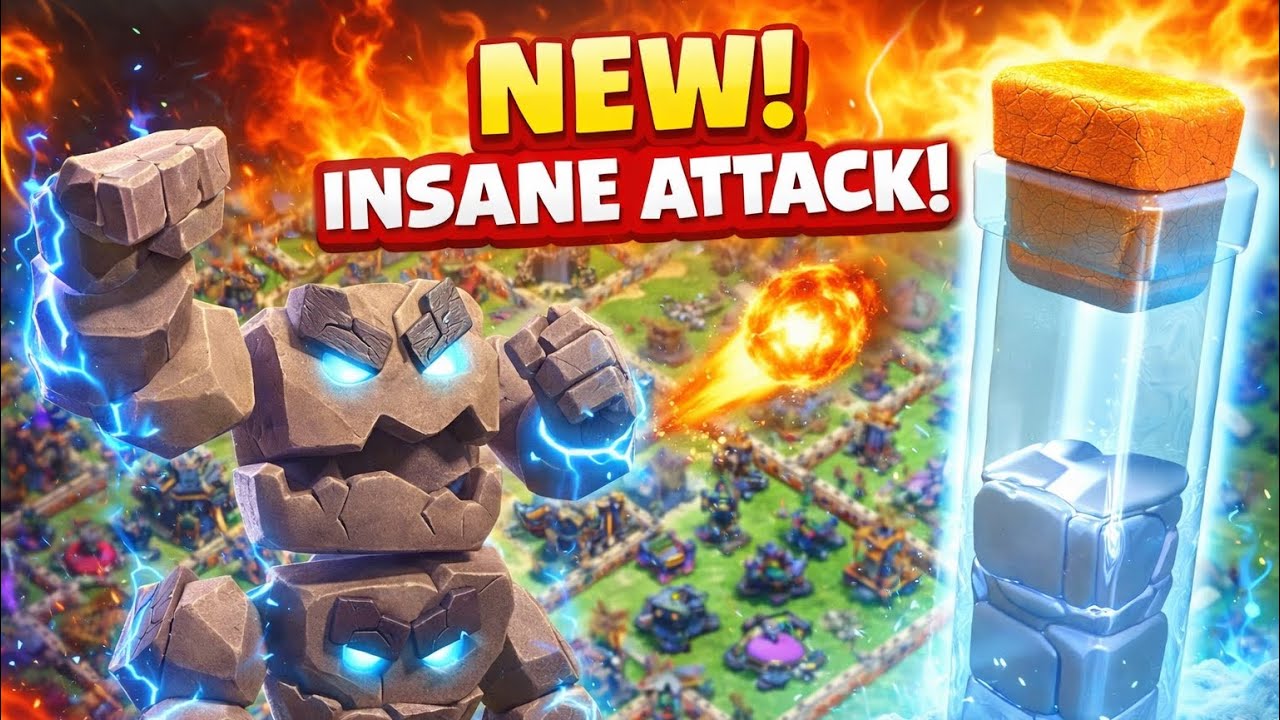 EASY 3★ With Golem + Totem Spell! 🔥