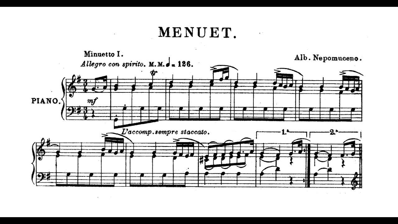 Alberto Nepomuceno - Suíte antiga (Belkiss Carneiro de Mendonça, piano)