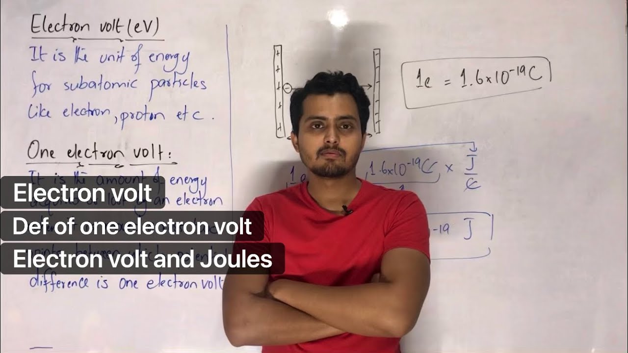 Electron volt || Electrostatics || Electron volt and Joules || class 12 || Physics