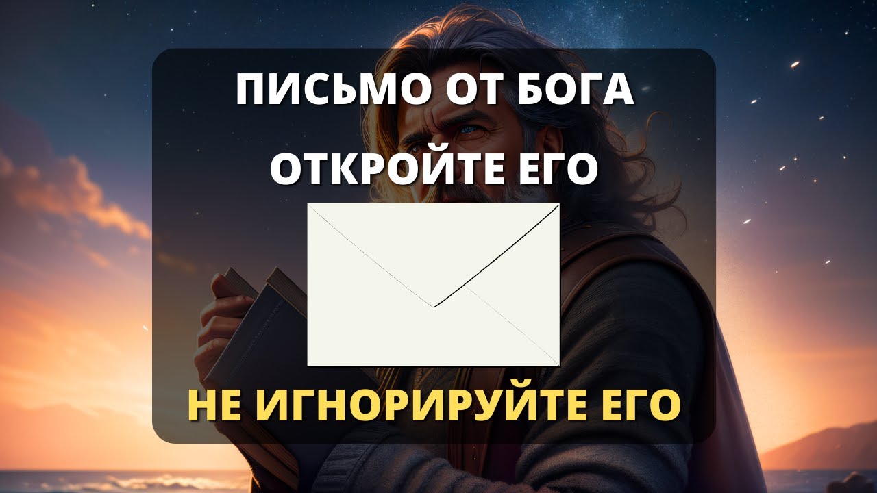 💌 Письмо Бога к вам 🙏 НЕ ИГНОРИРУЙТЕ ЭТОТ ЗНАК 🙏 ОТКРОЙТЕ ЕГО - Дети Божьи