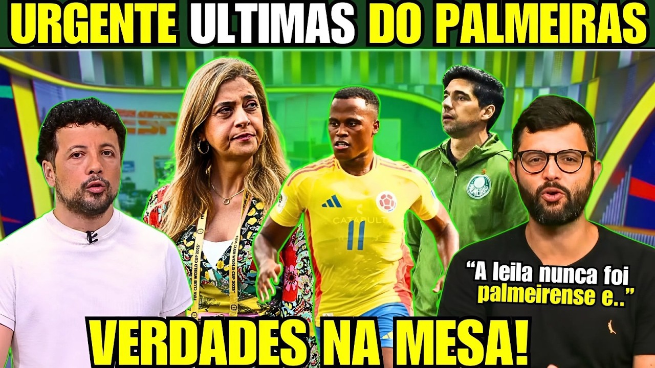 AGORA! ATRITO DENTRO DO PALMEIRAS ENTRE ABEL E DIRETORIA E ANDRÉ HERNAN TRAZ INFORMAÇÕES DE REFORÇOS