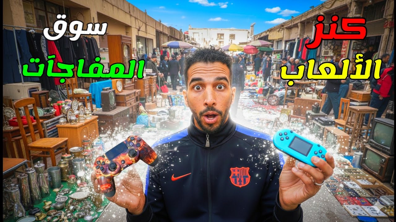 إشتريت أجهزة ألعاب🎮نادرة من سوق الخرذة😲شوفوا المفاجأة!