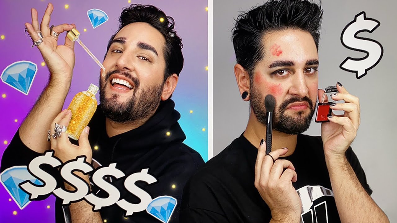 Cheaper Is Better? 😮 Cheap VS Expensive Makeup / Skincare Test  💜🖤 The Welsh Twins