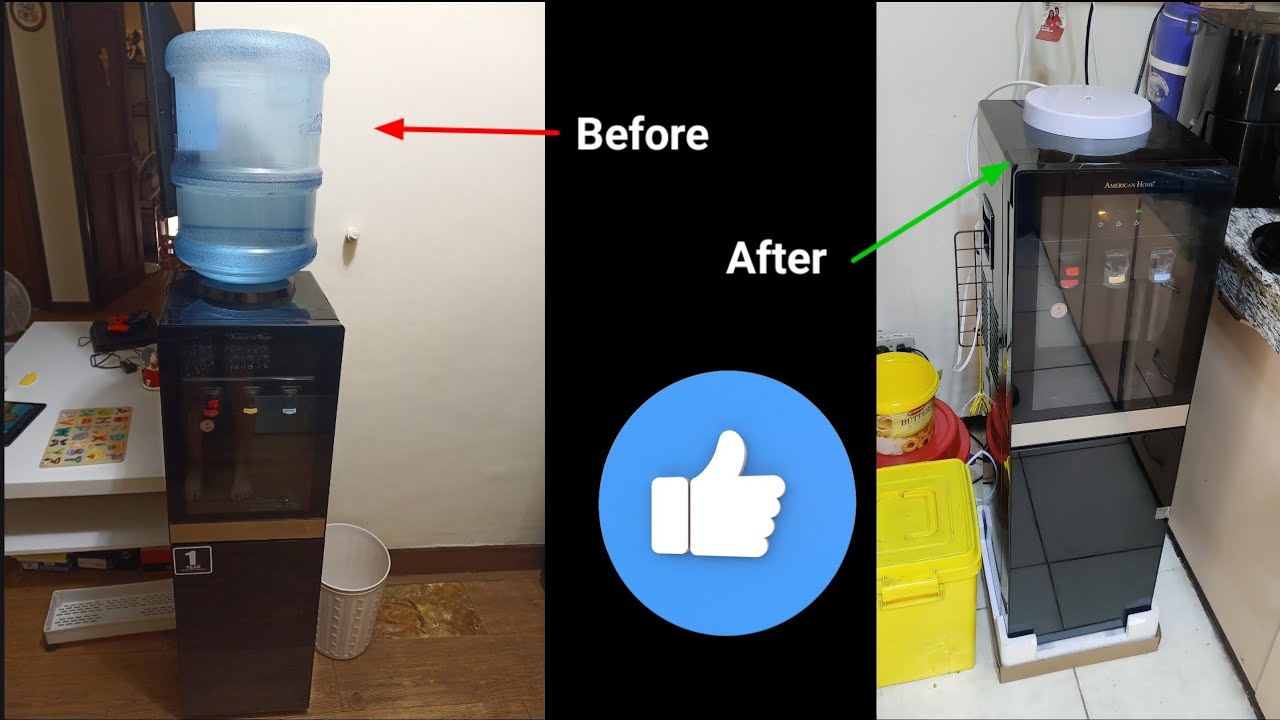 Converting a bottled type Water Dispenser to a Direct filtered self water filling