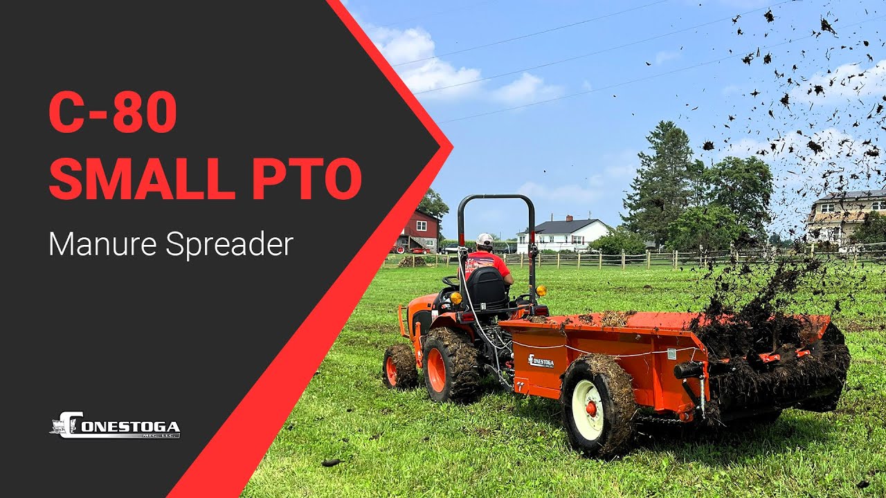 C-80: Small PTO Manure Spreader