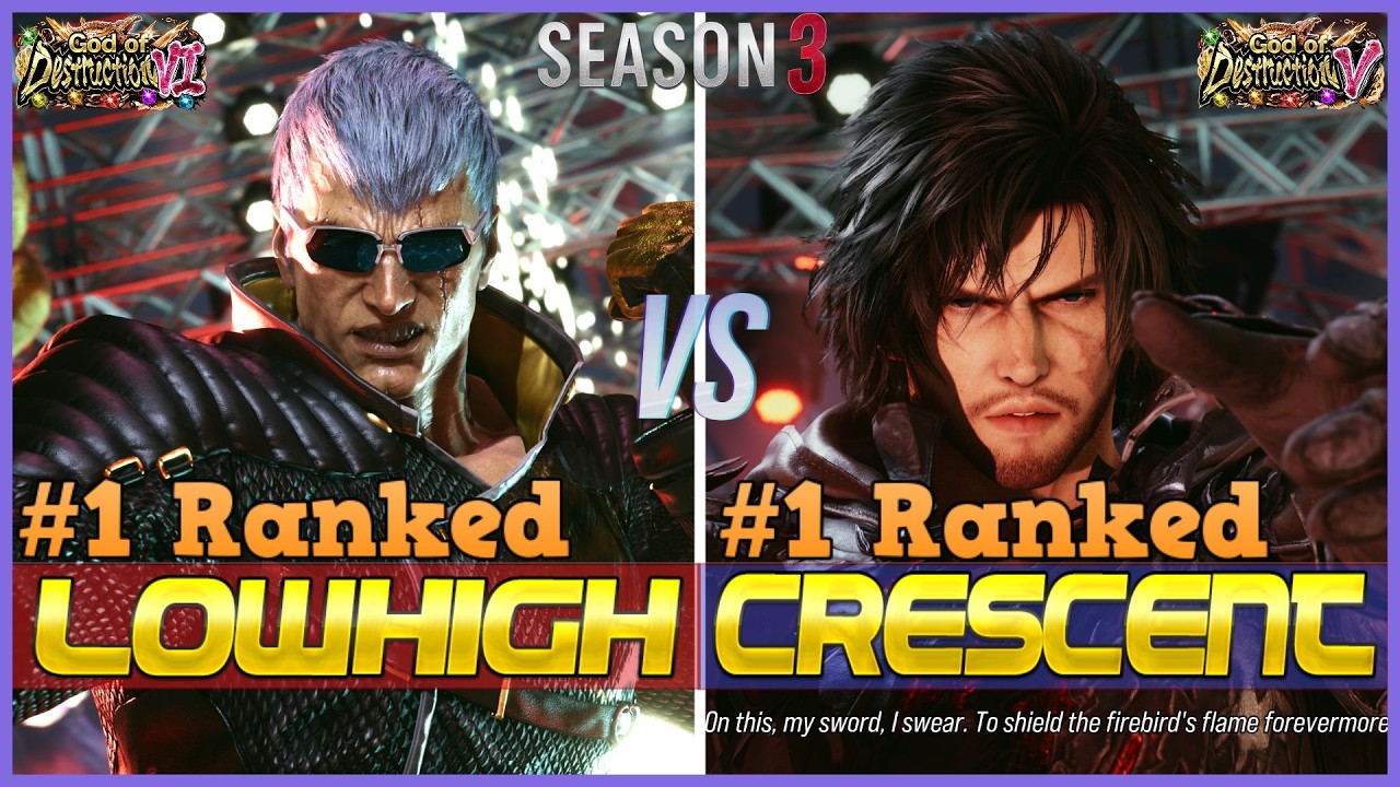 T8 S3 ▰ LOWHIGH (#1 Ranked Bryan) vs CRESCENT (#1 Ranked Clive) ▰ Tekken 8 High Level Gameplay