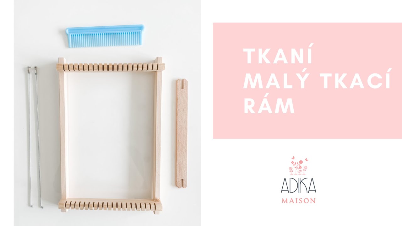 Malý tkací rám - tkaní