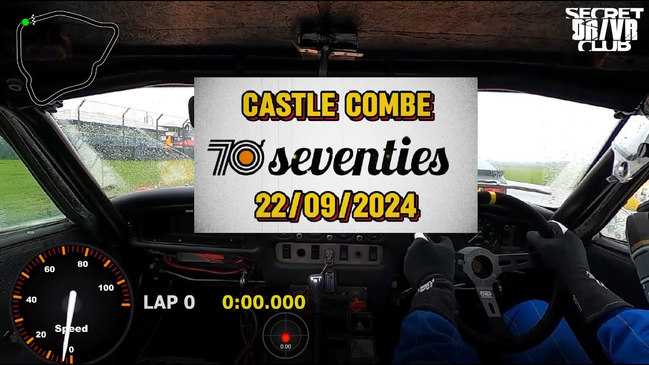 INCREDIBLY WET! Castle Combe Autumn Classic 2024. Race 1 HSCC Roadsports in the TVR Vixen
