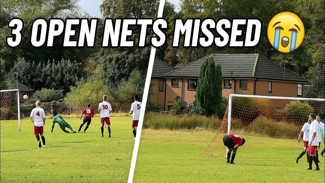 Sunday League Football Vlog #1 | 3 Open Nets Missed & Last Minute Defeat 😭 (Pre-Season Finale)