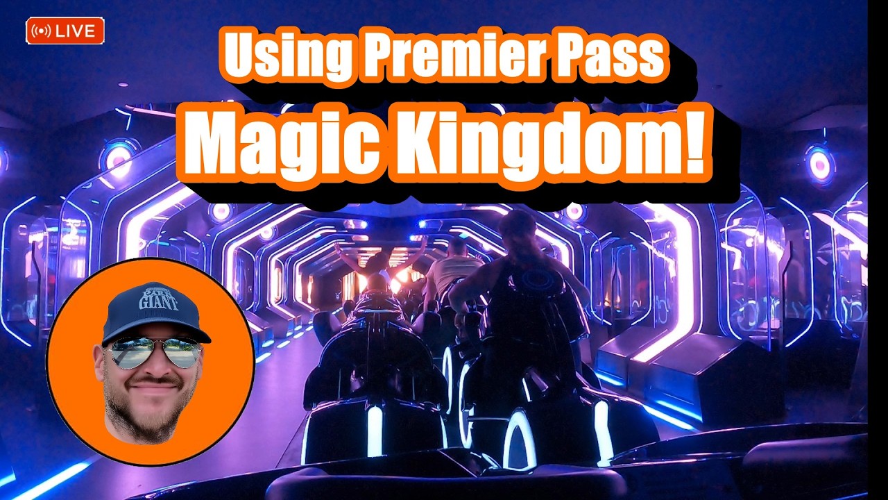 🔴 LIVE: FIRST TIME Using Lightning Lane Premier Pass at Magic Kingdom! Every Ride No Wait!
