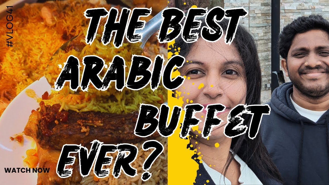 Will this be the BEST Arabic Buffet? 🤔 Endless Arabic Food!   #98bredas #arabicbuffet #foodvlog