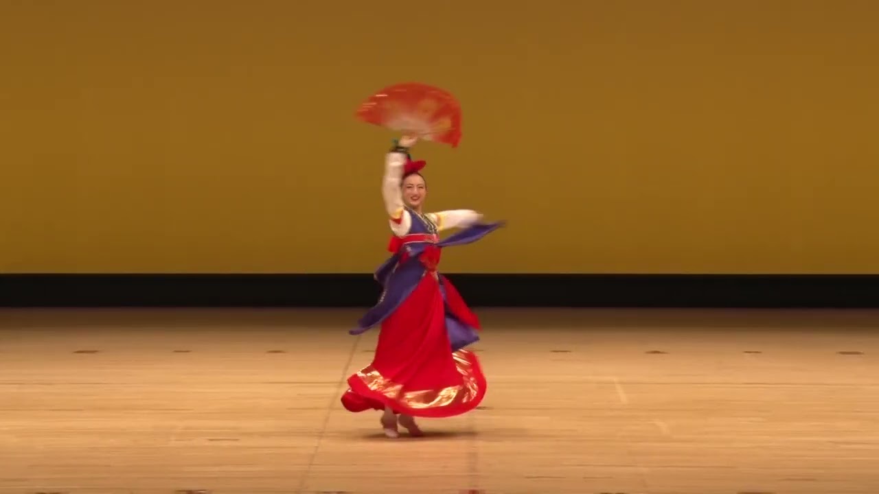 제14차무용경연대회 일반부문 독무 가조 문예동도까이지부 려윤아 〈천안삼거리〉
