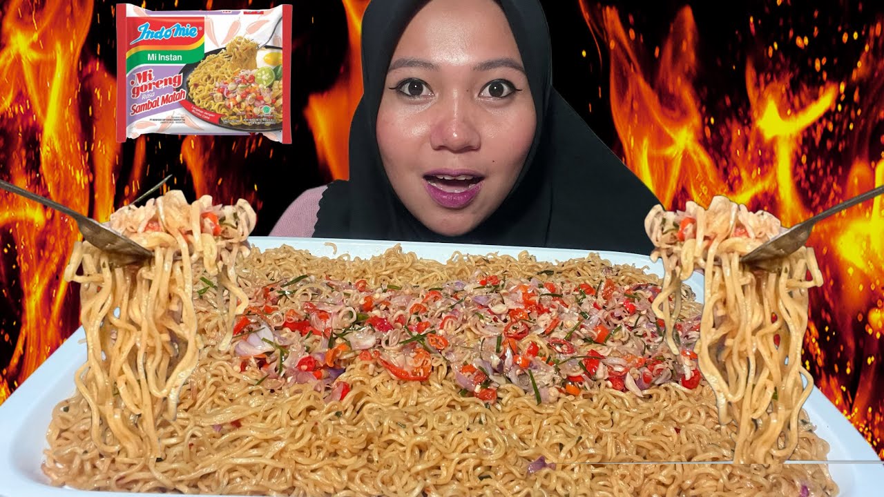 MUKBANG INDOMIE GORENG SAMBAL MATAH🔥🔥