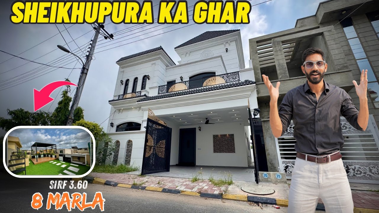 8 Marla Classical Design House For Sale in VIP Town Sheikhupura