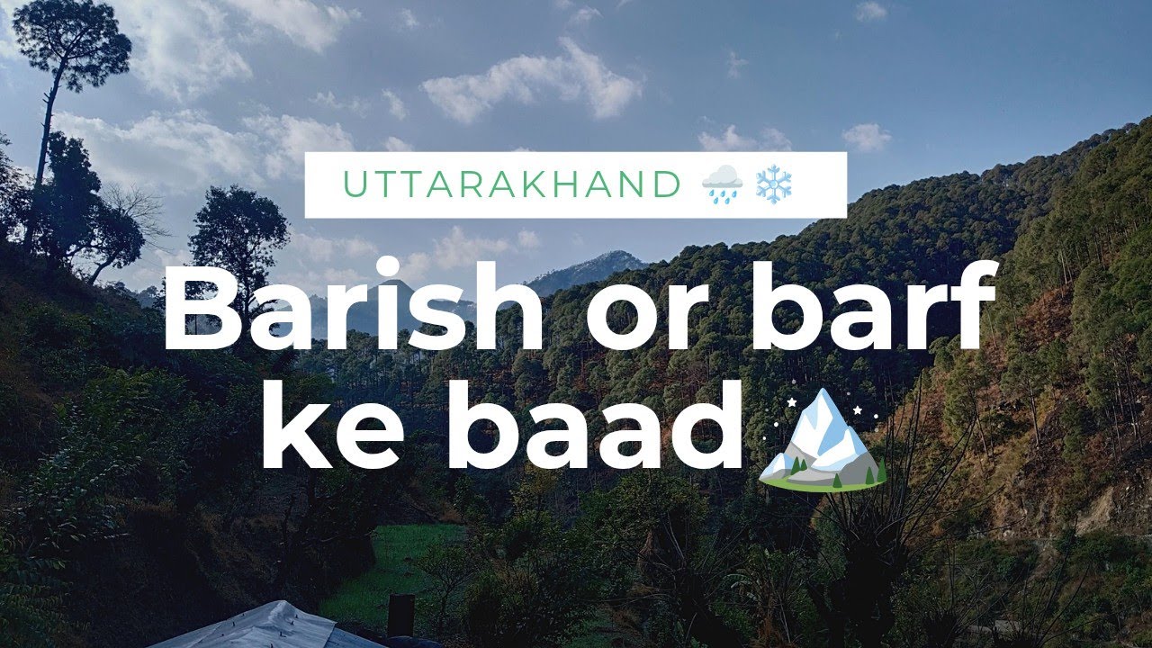 Mountain and it's true nature🏔️ snow❄️ and rain🌧️  and the thing you need to know about this #snow 