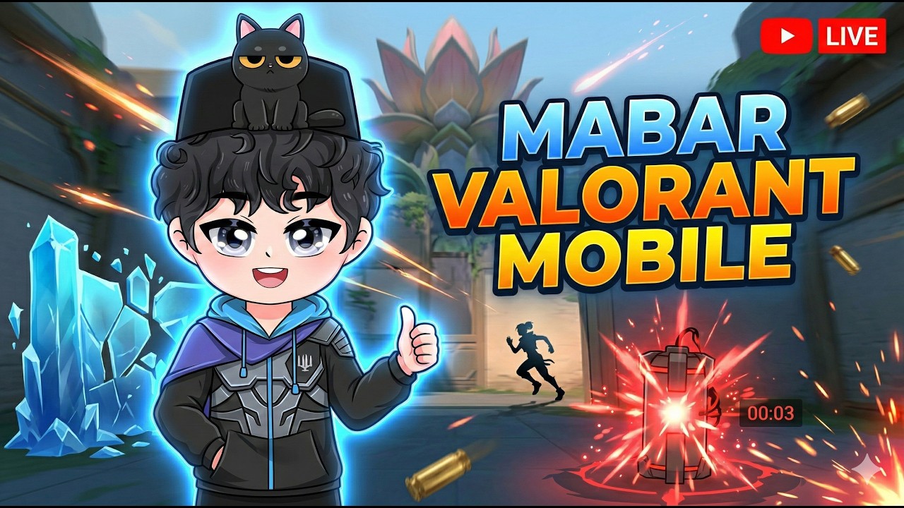 LIVE Pagi Ramadhan Hari 9 Mabar Santuy Cari HOKI - Valorant Mobile Indonesia #1