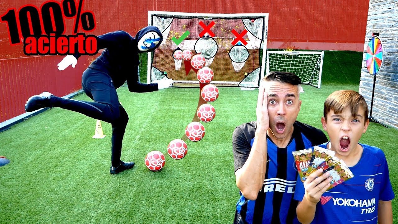 *PUBLICIDAD* HACKER LANZA PENALTIS (ACIERTA 100%) RETO CHAMPIONS LEAGUE TOPPS