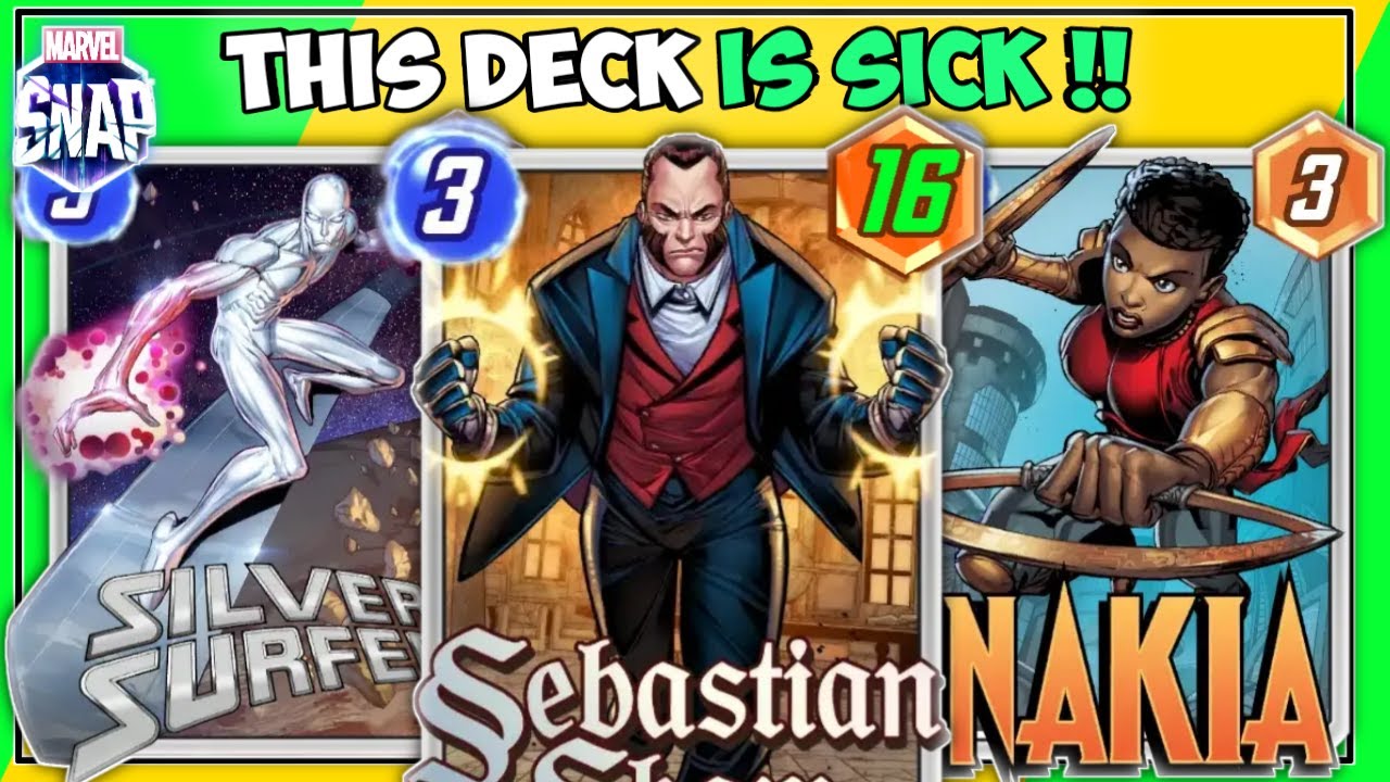THIS IS INSANE !! DECK SEBASTIAN SHAW SURFER | MARVEL SNAP