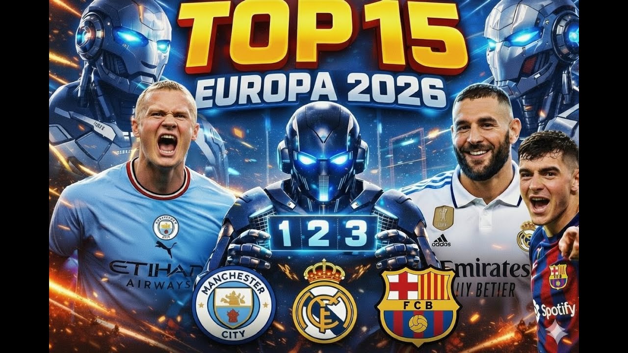 La IA eligió a los mejores equipos de Europa (TOP 15 – 2026)