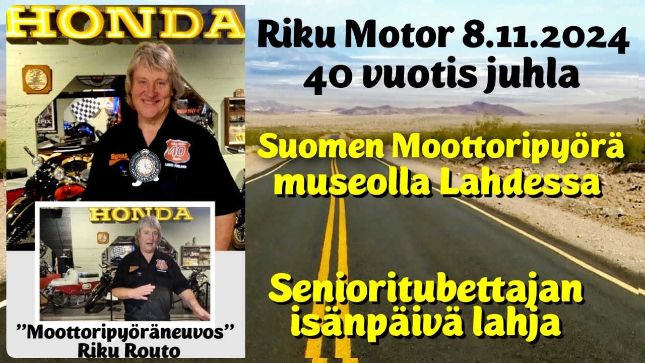 Senioritubettajan Isänpäivälahja | Suomen Moottoripyörämuseo Lahti