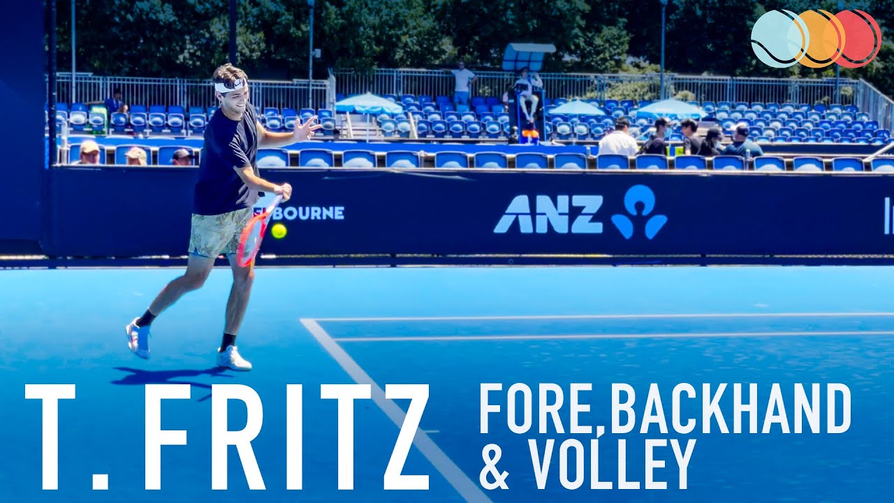 Taylor Fritz Practice | 2022 [4K 60fps]