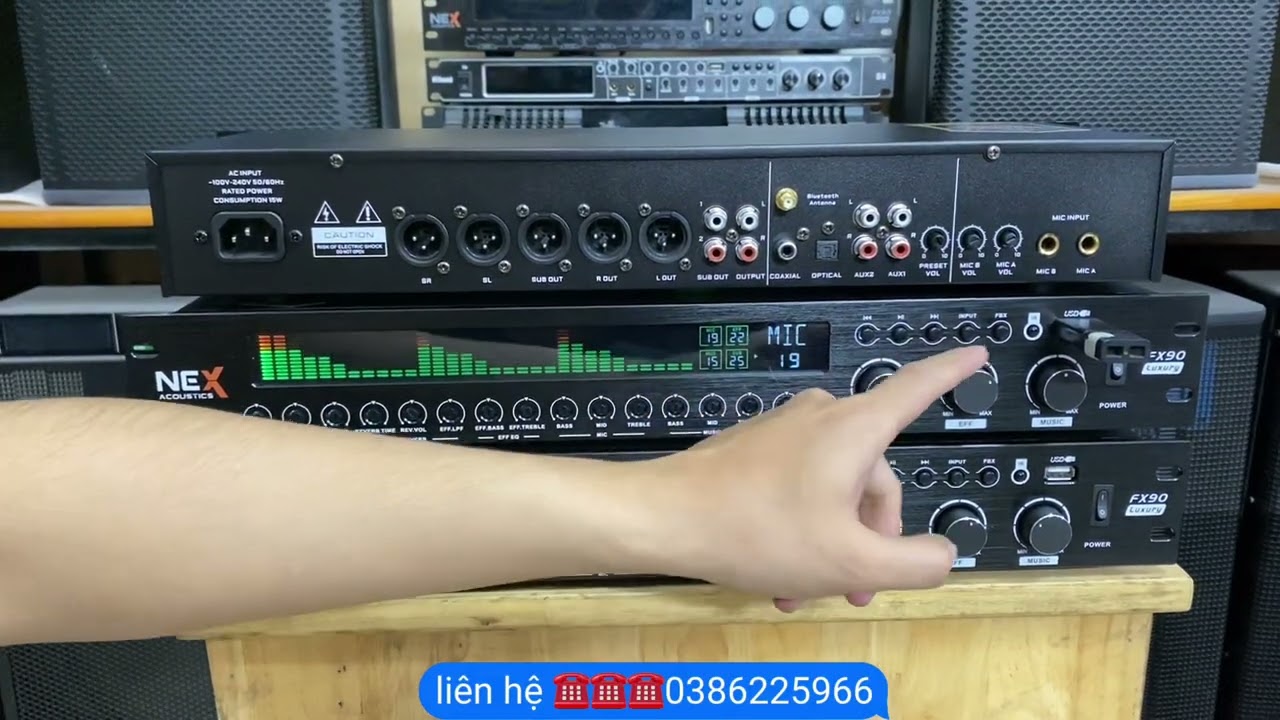 Xả Vang Nex FX90luxury siêu chất hát hay sóng nhạc siêu đẹp karaoke cực hay