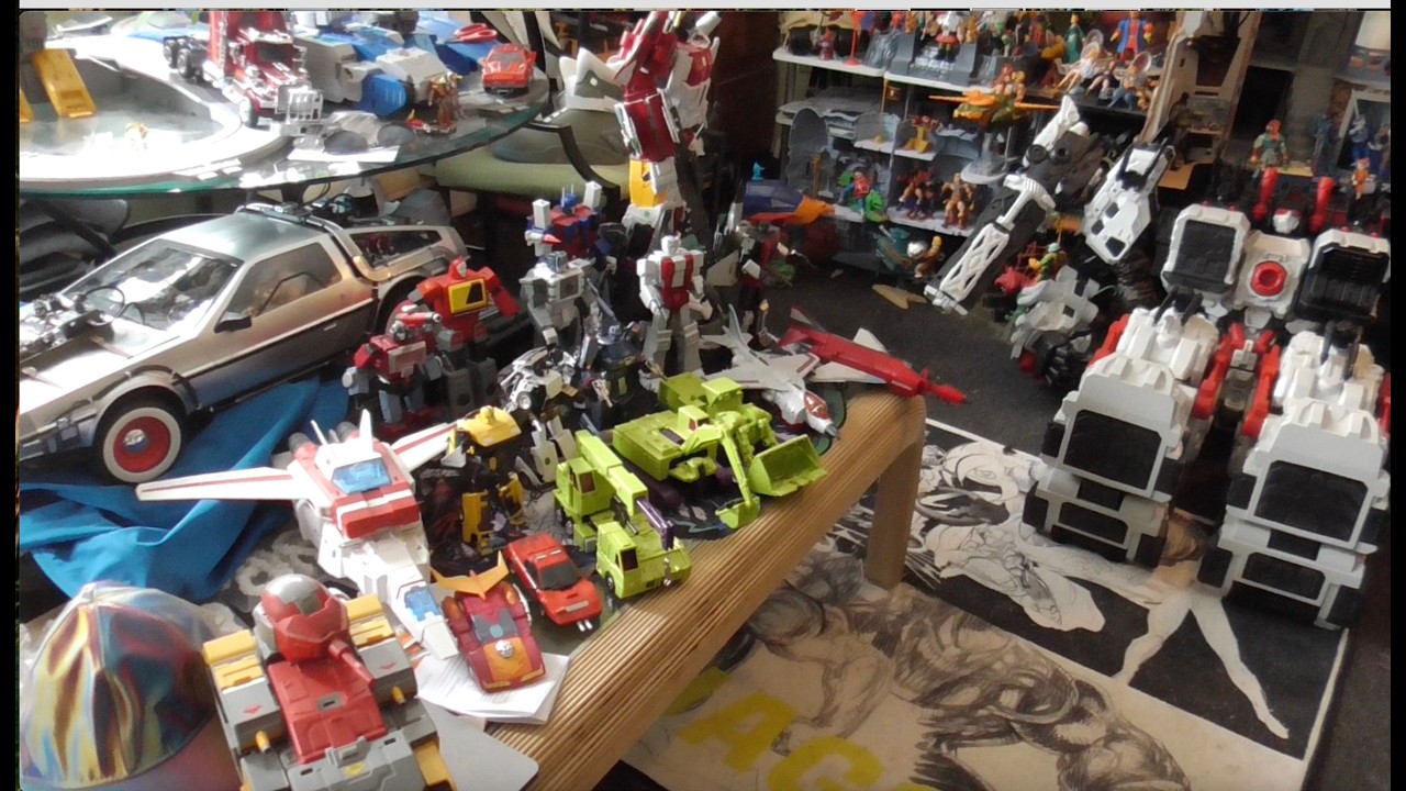 Transformers Collection.  Playing with Transformers display