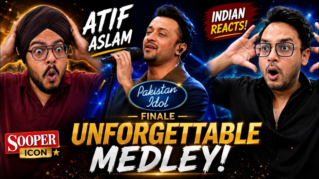 Indian Reacts to Atif Aslam&rsquo;s Unforgettable Medley | SOOPER Performance | The Mehfil