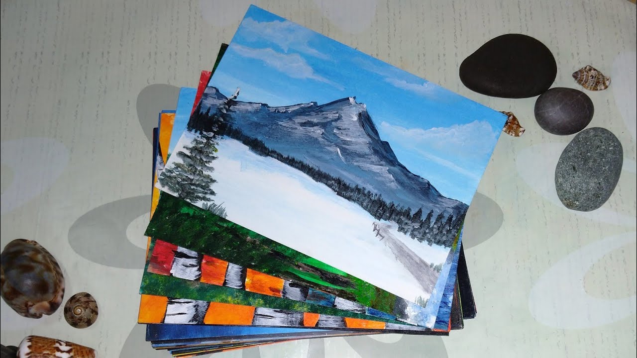 Showing my acrylic painting collection | Painting Ideas