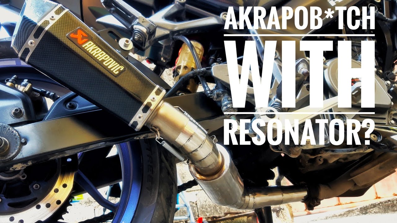 AFTERMARKET EXHAUST WITH RESONATOR / NS200