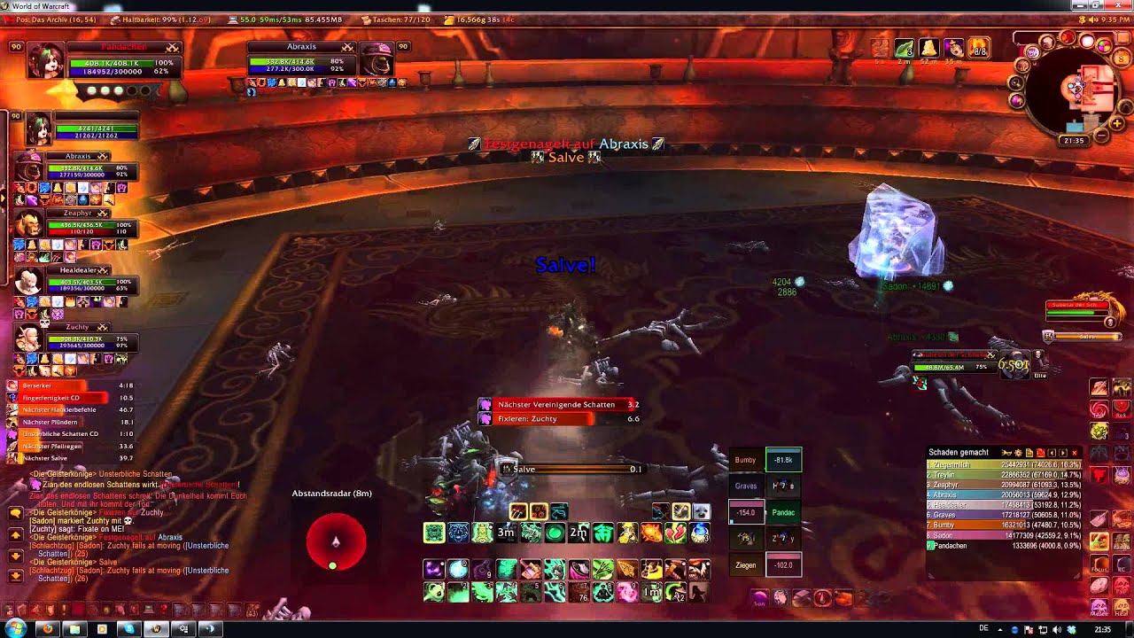 Next vs Four Kings Heroic 10 man Heal Monk PoV
